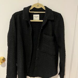 Oversized shirt jacket